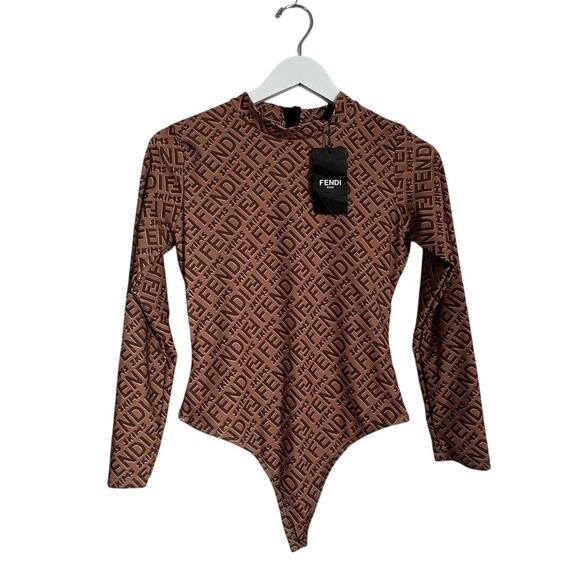 Size Large Skims and Fendi Brown Bodysuit - Picture 1 of 13